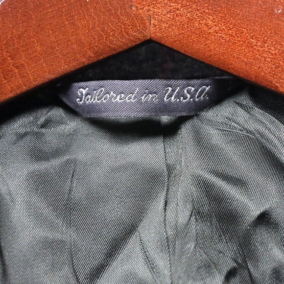 Arnie II 46L Gray Windowpane Flannel Tweed 2 Button Blazer Jacket Sport Coat‎ - Picture 9 of 10